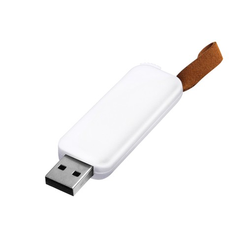 Флешка Gear Soft в футляре, белая