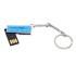 Флешка Lime, металл, синяя