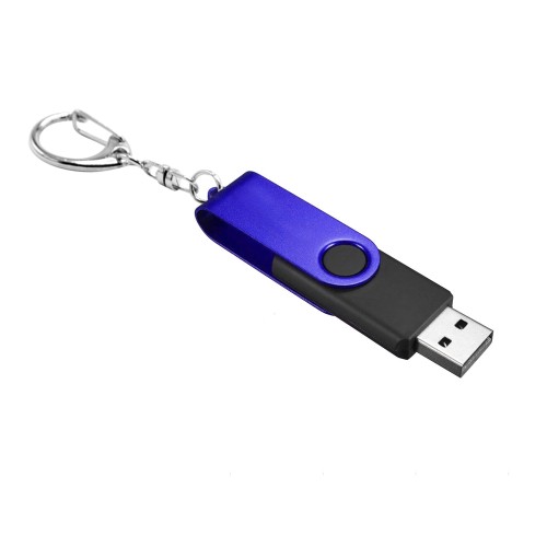 Флешка Twist Color, синяя