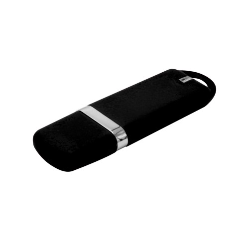Флешка Shape с покрытием Софт Тач,, черная