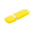 Флешка Shape с покрытием Софт Тач в футляре, желтая