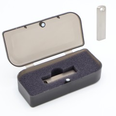 Флешка Rail в футляре, серебристая