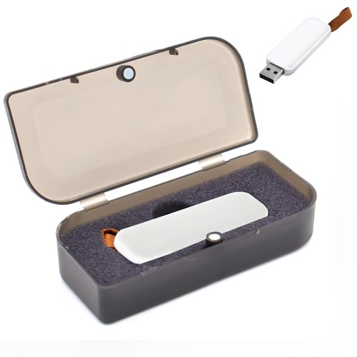 Флешка Gear Soft в футляре, белая