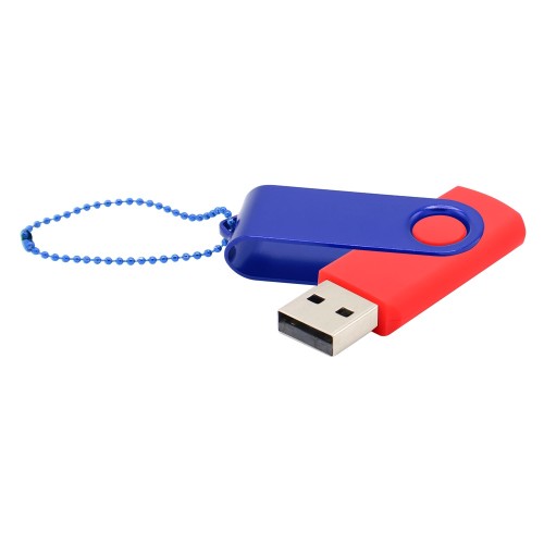 Флешка Designer To Go 2.0 USB, красный/синий