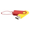 Флешка Designer To Go 2.0 USB, желтый/красный