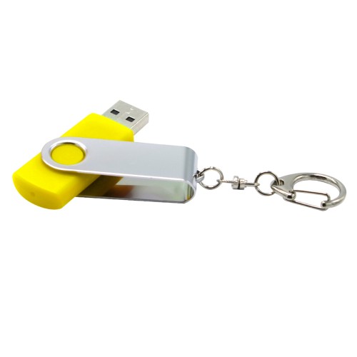 Флешка Twist, желтая