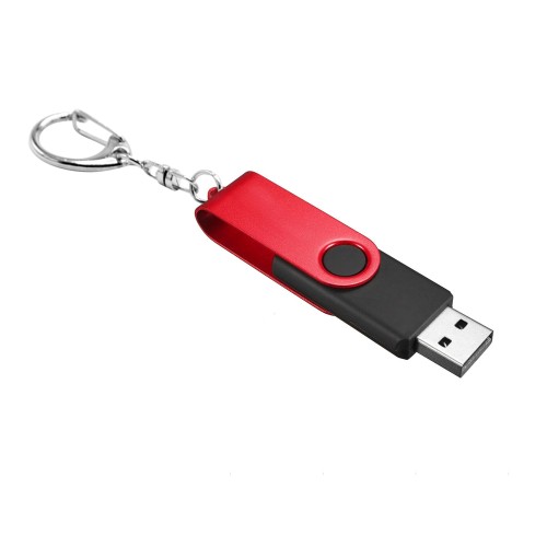 Флешка Twist Color, красная