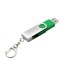 Флешка Twist, зеленая
