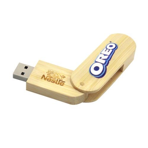 Флешка Green wooden color