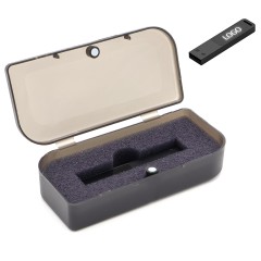 Флешка Suomi в футляре, с белой подсветкой