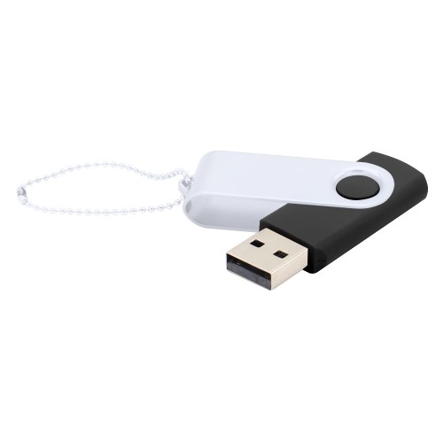 Флешка Designer To Go 2.0 USB, черный/белый