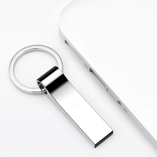 Флешка Ring rail, металл, серебро глянец