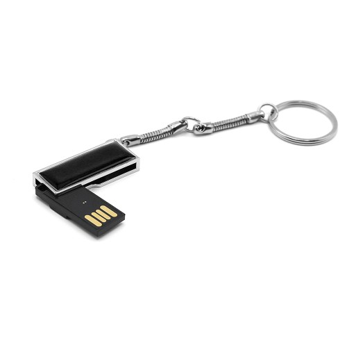 Флешка Lime, металл, черная
