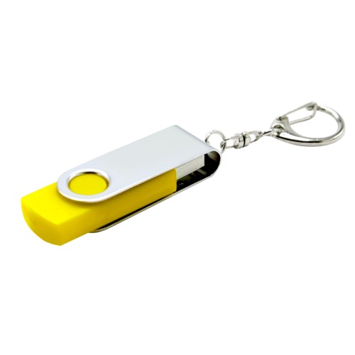 Флешка Twist, желтая