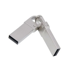 Флешка Carabine, серебристая