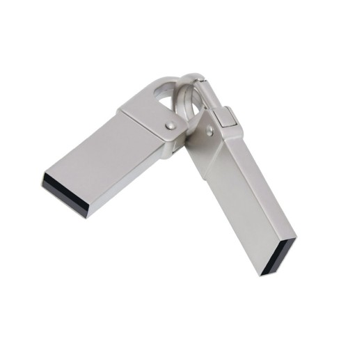 Флешка Carabine, серебристая