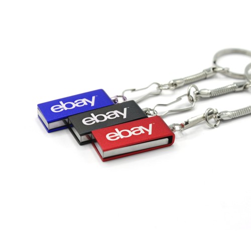 Флешка Slim, металл, красная