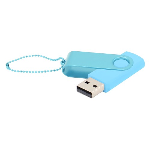Флешка Designer To Go 2.0 USB, голубой/бирюзовый