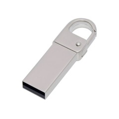 Флешка Carabine в футляре, серебристая