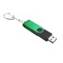 Флешка Twist Color, зеленая