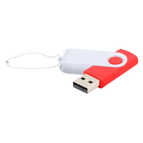 Флешка Designer To Go 2.0 USB, красный/белый