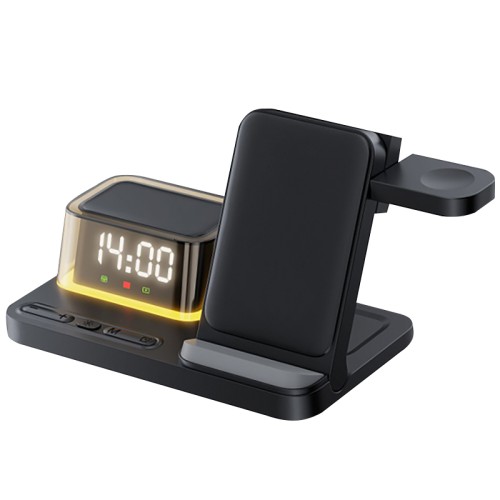 Беспроводное мультизарядное устройство Volt 15W (7в1), черный