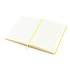 Блокнот A5 Monte в твёрдом переплёте, желтый