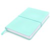 Блокнот A5 Veles в твёрдом переплёте, бирюзовый Блокнот A5 Veles в твёрдом переплёте, бирюзовый