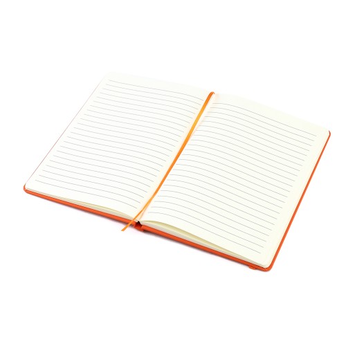 Блокнот A5 Monte в твёрдом переплёте, оранжевый