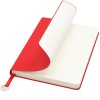 Блокнот A5 Officer в мягком переплёте с металлической биркой, красный Блокнот A5 Officer в мягком переплёте с металлической биркой, красный