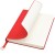 Блокнот A5 Officer в мягком переплёте с металлической биркой, красный Блокнот A5 Officer в мягком переплёте с металлической биркой, красный