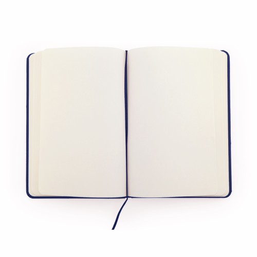 Блокнот A6 CORAL в твёрдом переплёте, МОРСКОЙ СИНИЙ
