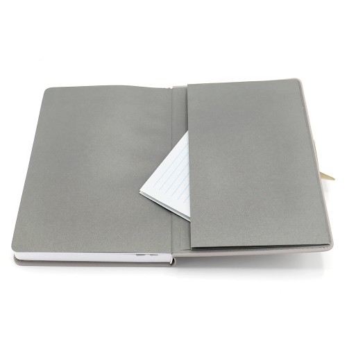 Блокнот A5 Veles в твёрдом переплёте, серый