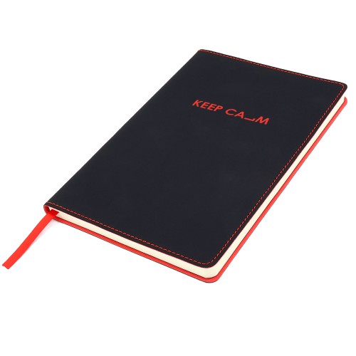 Блокнот A5 Blackjack в мягком переплёте, красный