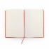 Блокнот A6 CORAL в твёрдом переплёте, КРАСНЫЙ