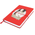 Блокнот A5 Veles в твёрдом переплёте, красный