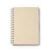 Блокнот на пружине RANIC, бежевый