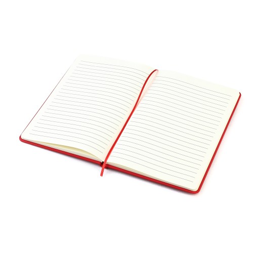 Блокнот A5 Monte в твёрдом переплёте, красный