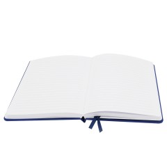 Блокнот A5 Veles в твёрдом переплёте, тёмно-синий