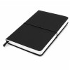 Блокнот A5 Veles в твёрдом переплёте, чёрный Блокнот A5 Veles в твёрдом переплёте, чёрный