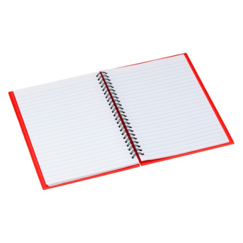 Блокнот на пружине VALLE, красный
