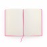Блокнот A6 CORAL в твёрдом переплёте, ФУКСИЯ