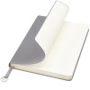 Блокнот A5 Officer в мягком переплёте с металлической биркой, серый Блокнот A5 Officer в мягком переплёте с металлической биркой, серый