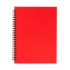 Блокнот на пружине VALLE, красный