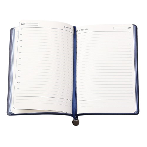 Ежедневник A5 недатированный Impero в мягком переплёте, темно-синий