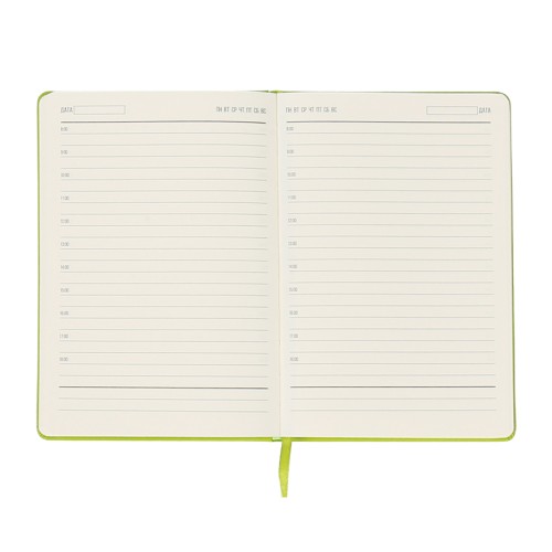 Ежедневник A5 недатированный Dear в твёрдом переплёте, салатовый