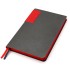 Ежедневник A5 недатированный Molfetta в мягком переплёте, серо-красный