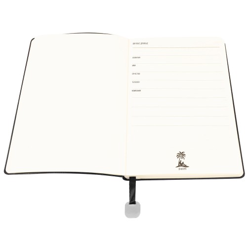 Ежедневник A5 недатированный Farfalla в мягком переплёте, черный