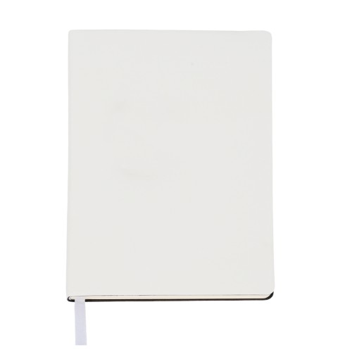 Ежедневник A5 недатированный Simflex в мягком переплёте, белый