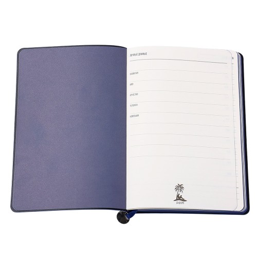 Ежедневник A5 недатированный Impero в мягком переплёте, темно-синий
